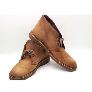 Clarks Bushacre 2 Chukka Boots Leather Brown Ankle Desert